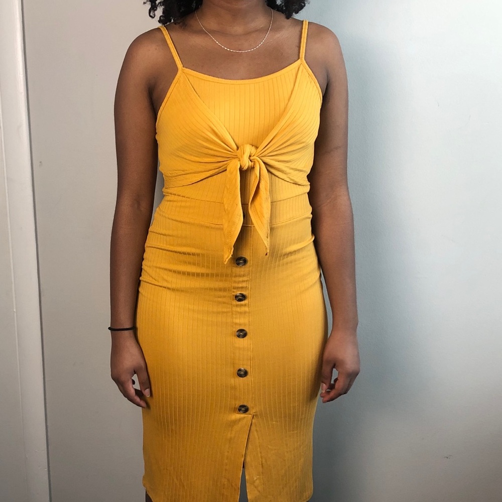 Mustard Dress